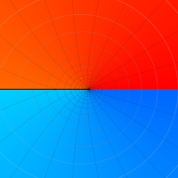 Riemann素数計数関数のグラフ（複素変数）