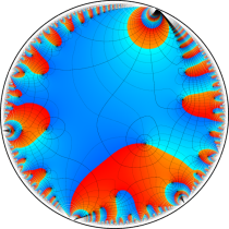 Ramanujanのテータ関数のグラフ(複素変数)