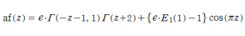 交互階乗関数(1)
