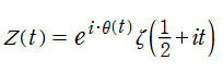 Riemann-Siegel関数Ζ(t)の定義式