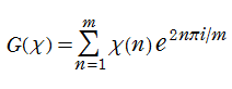 Gaussの和（定義式）