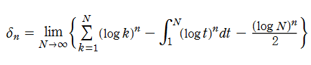 Sitaramachandrarao定数の極限定義式