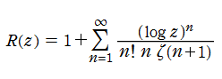 Riemann素数計数関数（Gram級数）
