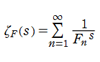 Fibonacciゼータ関数のDirichlet級数