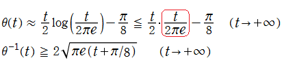 Riemann-Siegelシータ関数とその逆関数の増大傾向