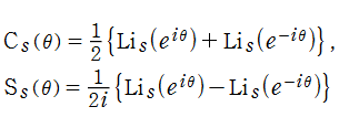 一般Clausen関数とポリ対数関数の関係式