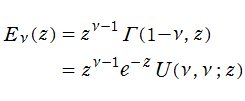 合流型超幾何関数等で表わした一般積分指数関数
