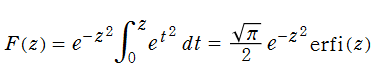 Dawson関数の定義式