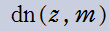 Jacobiの楕円関数の記号dn(z, m)