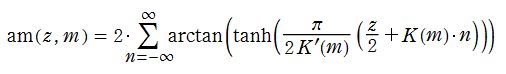 楕円振幅関数の級数展開式