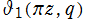 θ1(πz,q)