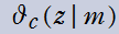 Nevilleのテータ関数の記号θc(z|m)