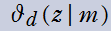 Nevilleのテータ関数の記号θd(z|m)