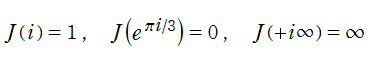 Kleinの楕円モジュラー関数の特殊値