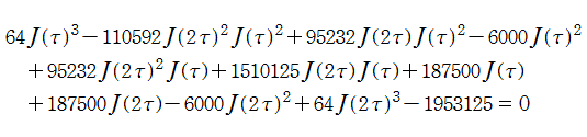 Kleinの楕円モジュラー関数の倍数公式