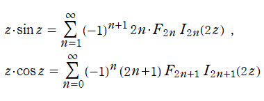 変形Bessel関数の母関数表示式
