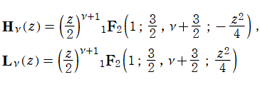 Struve関数の正規化一般超幾何関数表示式