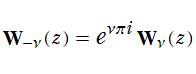 Whittaker積分関数の次数反転性