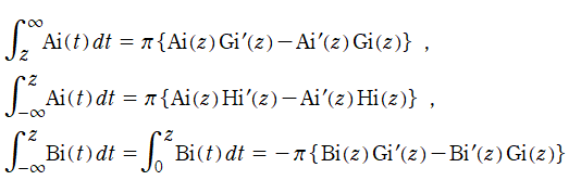 Airy関数の積分