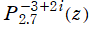 P[2.7, -3+2i](z)