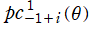 pc[-1+i, 1](θ)