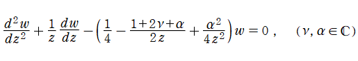 正規化Laguerre陪関数が満たす微分方程式