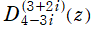 D[4-3i, (3+2i)](z)