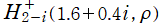 H1[2－i](1.6＋0.4i, ρ)