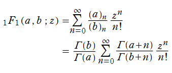 第1種合流型超幾何関数の定義