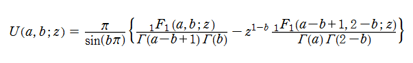 第2種合流型超幾何関数の定義