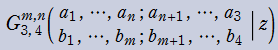 MeijerのG関数の関数記号