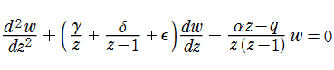 Confluent Heun equation
