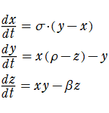 Lorenzの微分方程式