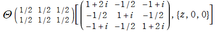 Riemannテータ関数の記号