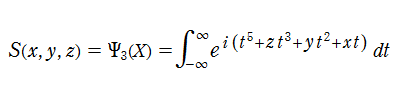 燕尾点正準積分関数の定義