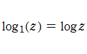 q-対数関数が還元される場合