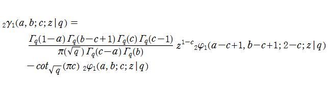 第2種q-超幾何関数の定義