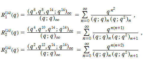Rogers-Mod14恒等式の定義