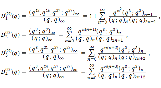 Dyson-Mod27恒等式の定義