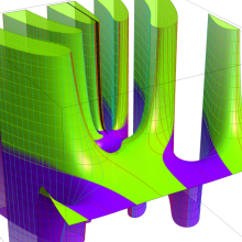 Cunningham関数のグラフ(複素変数)