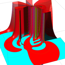 RiemannのP関数のグラフ(複素変数a1)