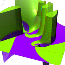 RiemannのP関数のグラフ(複素変数a1)