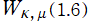 W[κ, μ](1.6)