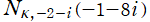 N[κ, －2－i](－1－8i)