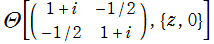 Riemannテータ関数の記号